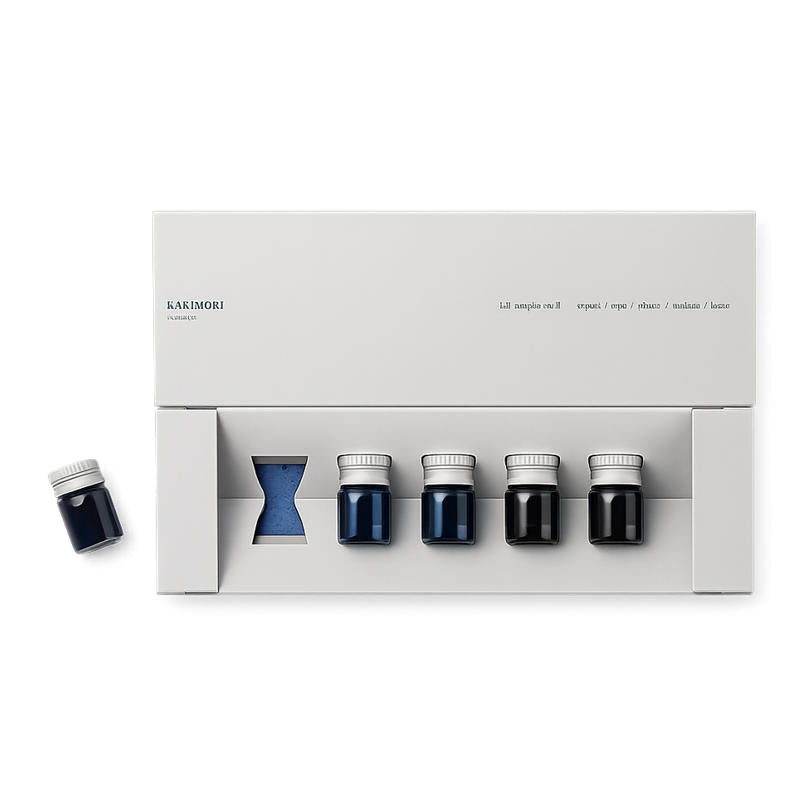 Kakimori 墨水試色禮盒 II｜5色手工墨水套裝｜日本文具伴手禮