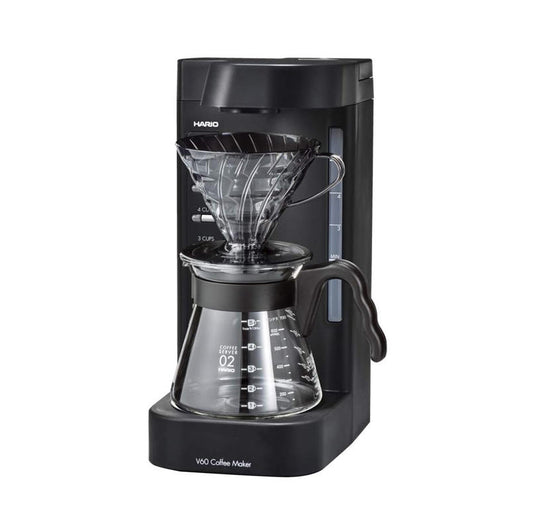 HARIO V60 珈琲王2 自動手沖咖啡機 EVCM-5TB 模擬職人手沖 93度恆溫萃取 21孔注水 咖啡濾泡機 日本咖啡精品 | 日本直送