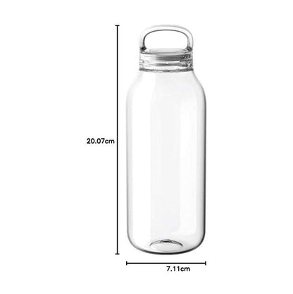 日本極簡水瓶｜輕量隨行・透明質感・日常剛剛好（KINTO 500ml）