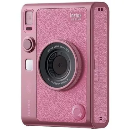 Fujifilm instax mini Evo 粉色相機 側面外觀展示