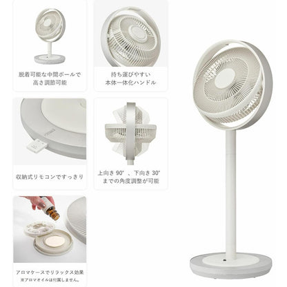 Kamomefan c-living DC 日本循環扇｜DC馬達與自然風特色