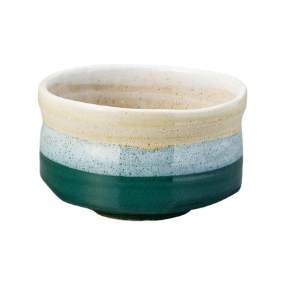 Ale-net 美濃燒抹茶碗 綠色款單品展示
