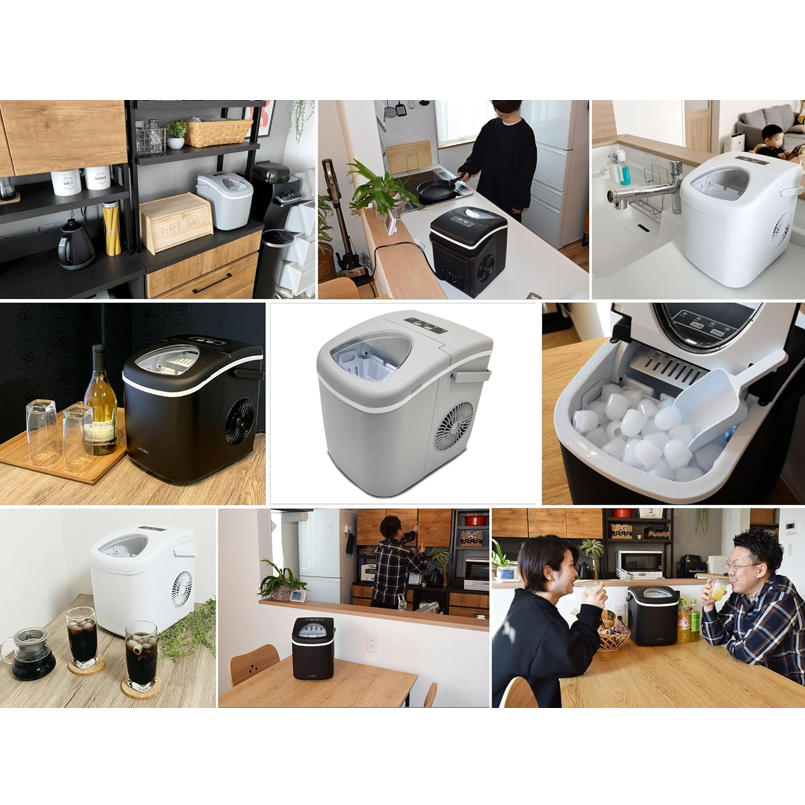 MTK 小型製冰機 居家與辦公室使用情境圖