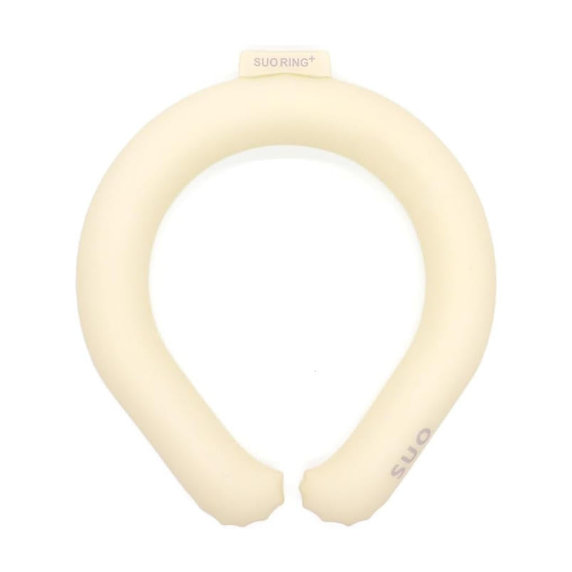 SUO RING + 28°ICE 冷感頸圈 奶油白素色款