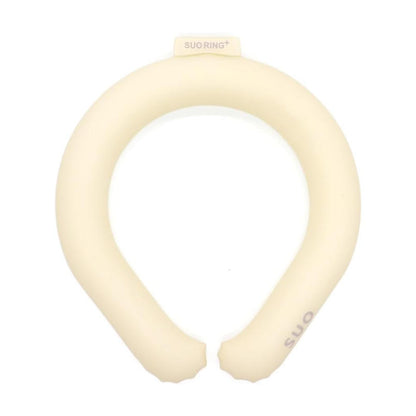 SUO RING + 28°ICE 冷感頸圈 奶油白素色款