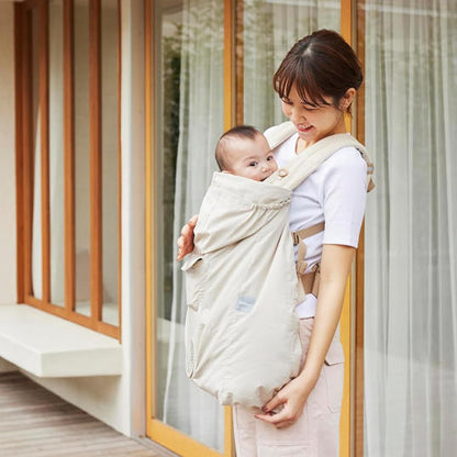 BabyHopper 嬰兒揹巾風扇罩 R26 親子外出使用情境