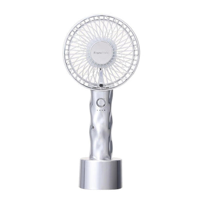Francfranc Frais Handy Fan 2026 手持風扇 波浪銀 