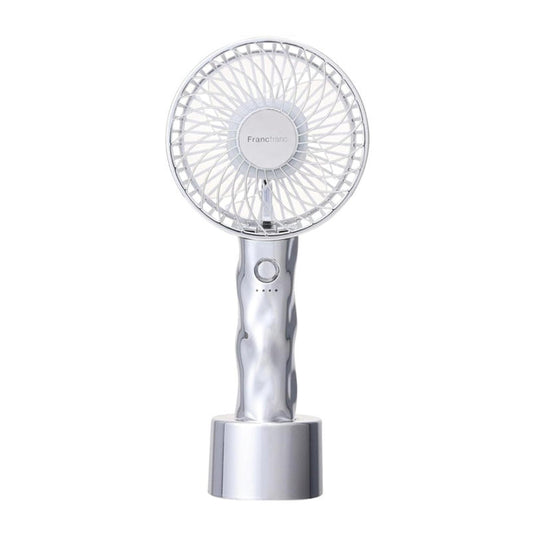 Francfranc Frais Handy Fan 2026 手持風扇 波浪銀 