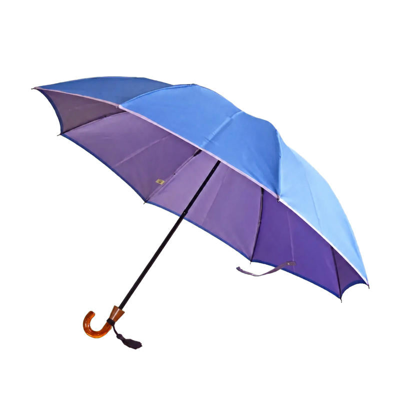 小宮商店 KASANE 甲州織藍紫晴雨兩用折疊傘 日本製