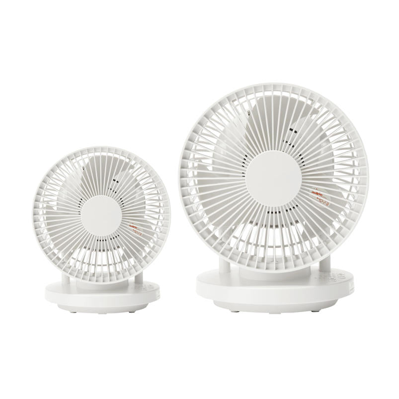 MUJI 無印良品白色360度循環扇6帖18帖大小比較