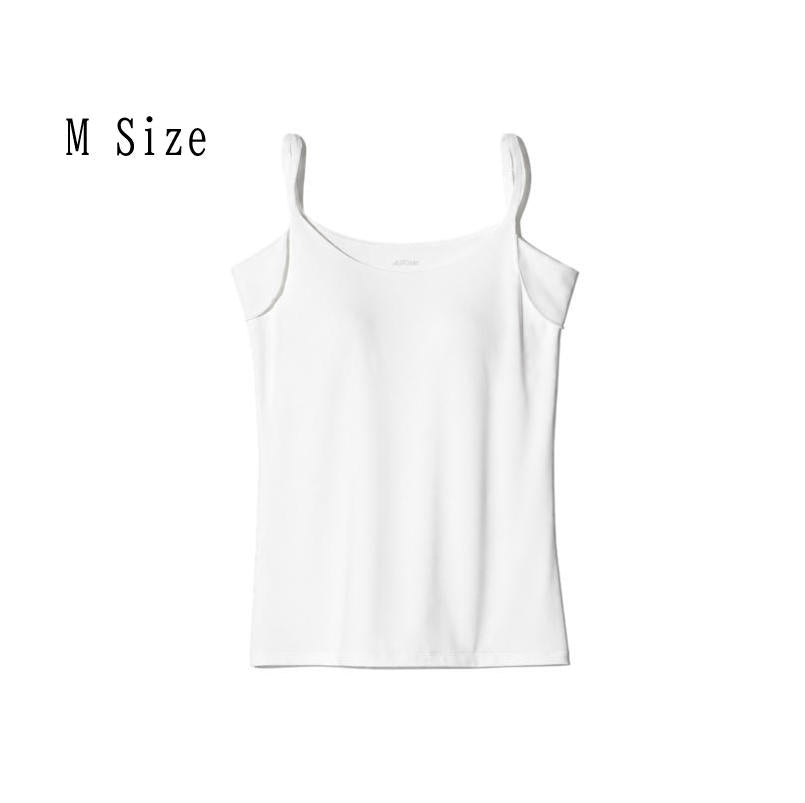 UNIQLO 女裝 AIRism 細肩帶背心白色M碼