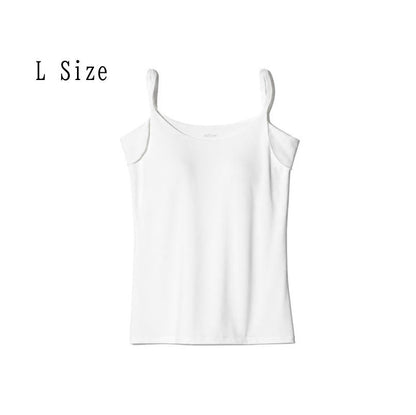 UNIQLO 女裝 AIRism 細肩帶背心白色L碼