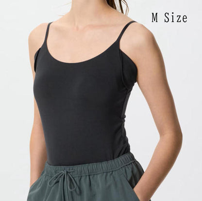 UNIQLO 女裝 AIRism 細肩帶背心黑色M碼