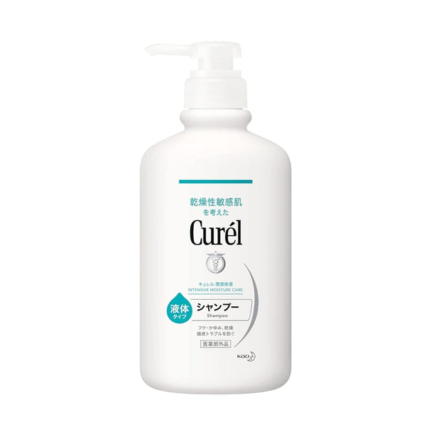 【Curel】珂潤浸潤保濕洗髮精 420ml 低敏溫和 無香料 嬰兒可用