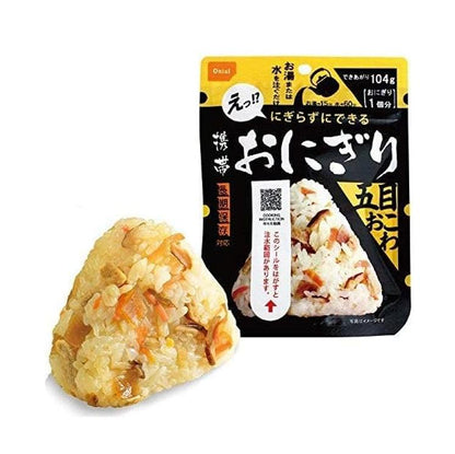 Onisi 尾西食品 防災食品 飯糰 4 種口味 ×2 共 8 袋 5 年保存 避難・露營・防災備糧