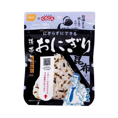 Onisi 尾西食品 防災食品 飯糰 4 種口味 ×2 共 8 袋 5 年保存 避難・露營・防災備糧