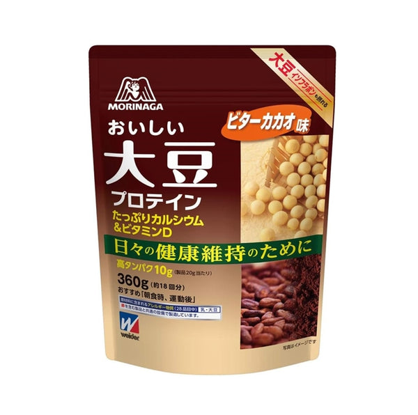 【MORINAGA】Morinaga Seika Soy Protein Powder Bitter Cocoa Flavor 360g (about 18 servings)