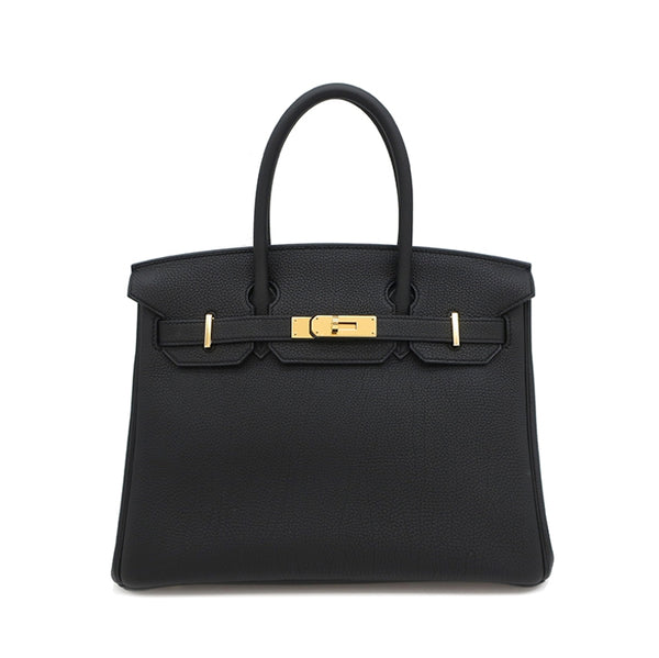 愛馬仕 二手正品 中古鉑金包30 HERMES Birkin30 Black（Used A）