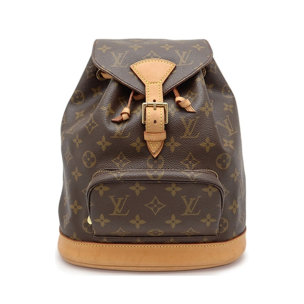 LV 二手正品 中古老花後背包 中號 Louis Vuitton Montsouris MM Backpack（Used B）