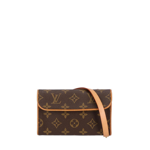 LV 二手正品 中古櫃姐腰包 胸包 Louis Vuitton Pochette Florentine（Used AB）