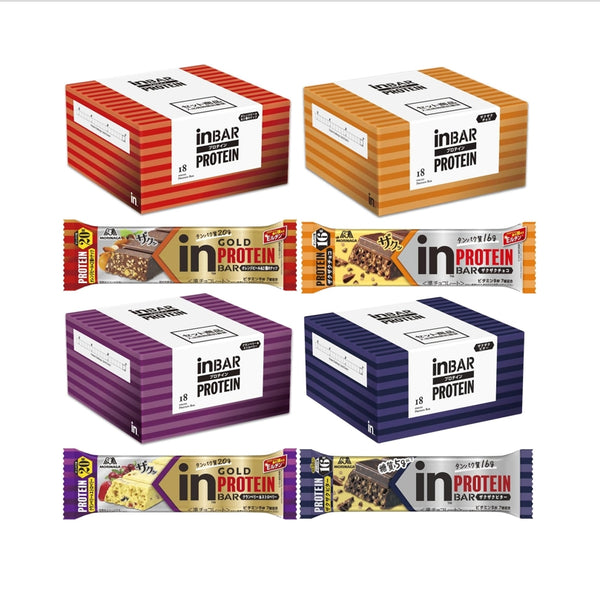 【inBar】 Protein Chocolate Energy Bar Crunchy Chocolate high protein contains 7 types of B complex vitamin E-rutin 