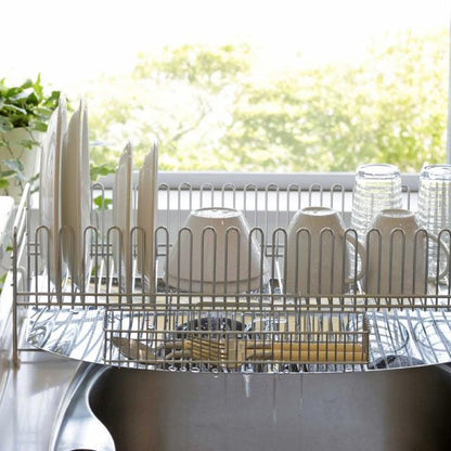 下村企販 日本燕三條 不鏽鋼自動瀝水籃 加長加寬版 (40432) | 日本法人直營 完稅直送