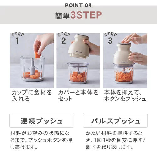 recolte Bonne 食物調理機 操作簡單