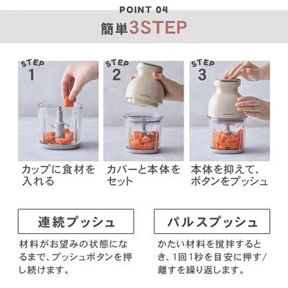 recolte Bonne 食物調理機 操作簡單